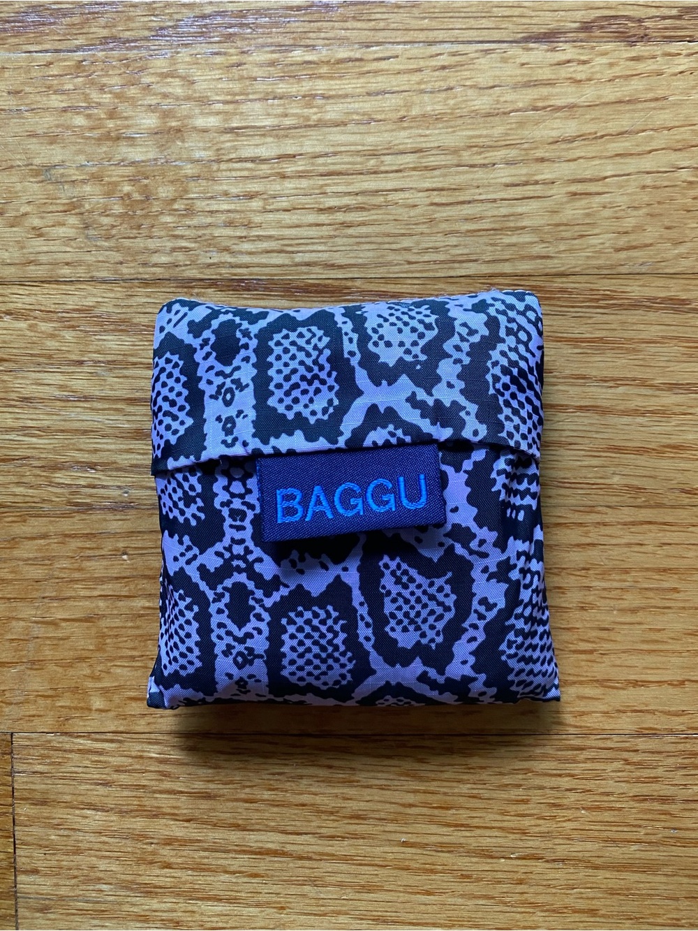 BAGGU Pink Snakeskin Baby Reusable